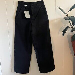 NWT Everlane Organic Wide Leg Pant, size 2